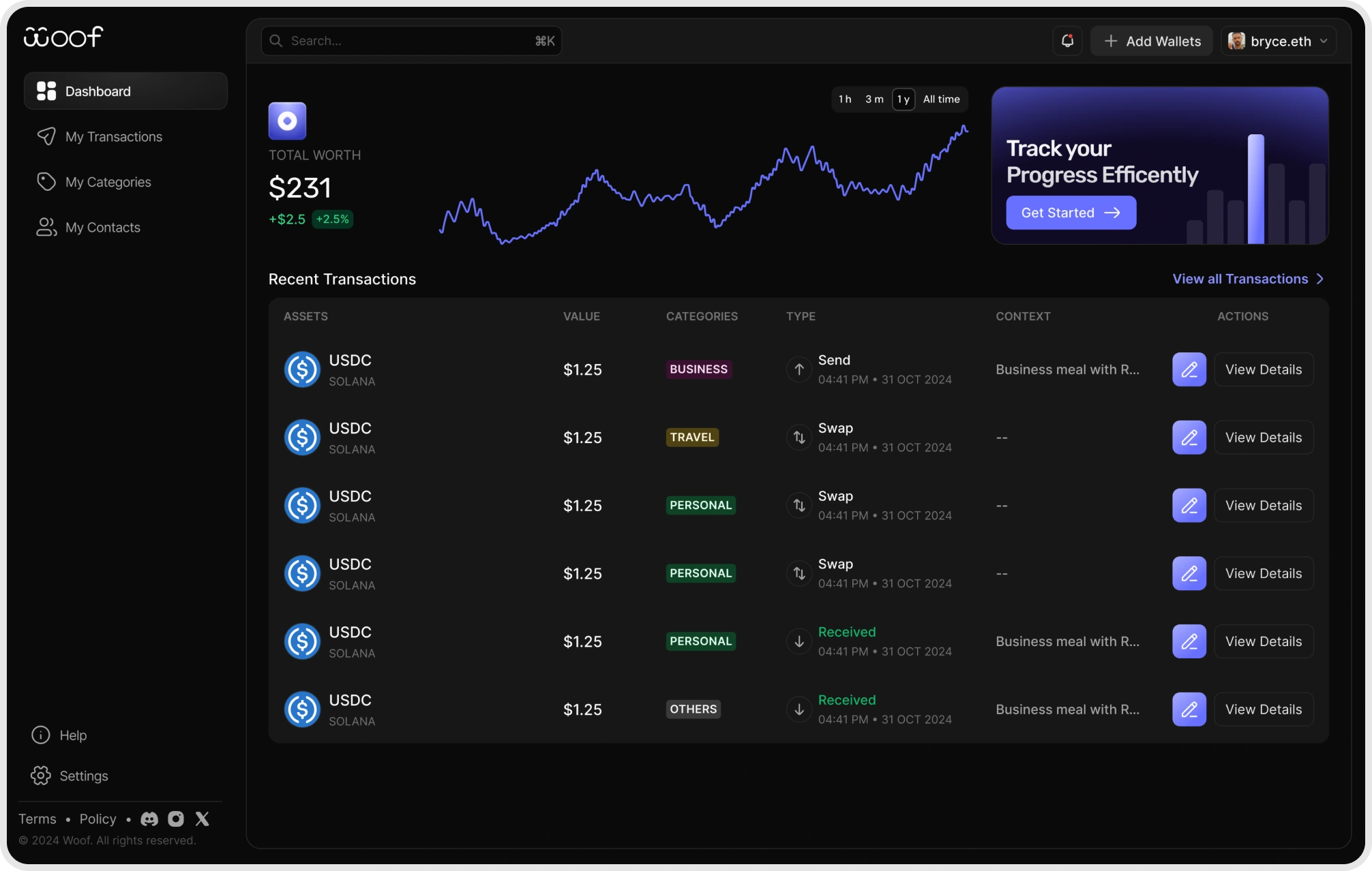 dashboard mockup